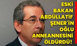 Eski Bakan Abdüllatif Şener'in oğlu anneannesini öldürdü!