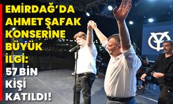 Emirdağ’da Ahmet Şafak konserine büyük ilgi: 57 bin kişi katıldı!