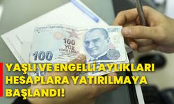 Yaşlı ve engelli aylıkları hesaplara yatırılmaya başlandı!