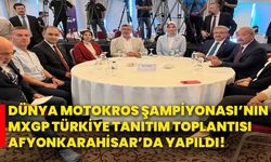 Dünya Motokros Şampiyonası’nın MXGP Türkiye tanıtım toplantısı Afyonkarahisar’da yapıldı!