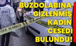 Buzdolabına gizlenmiş kadın cesedi bulundu!