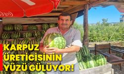 Karpuz üreticisinin yüzü gülüyor!