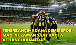 Fenerbahçe-Adana Demirspor maçı ne zaman, saat kaçta ve hangi kanalda?