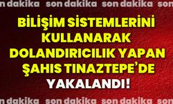 Bilişim sistemlerini kullanarak dolandırıcılık yapan şahıs Tınaztepe’de yakalandı!