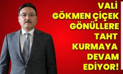 Vali Gökmen Çiçek gönüllere taht kurmaya deva ediyor!