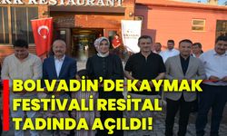 Bolvadin’de Kaymak Festivali resital tadında açıldı!