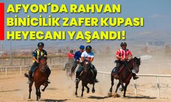 Afyon´da Rahvan Binicilik Zafer Kupası heyecanı yaşandı!