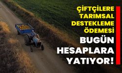 Çiftçilere tarımsal destekleme ödemesi bugün hesaplara yatıyor!