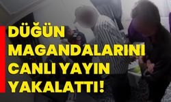 Düğün magandalarını canlı yayın yakalattı!