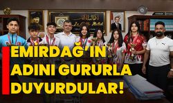 Emirdağ’ın adını gururla duyurdular!