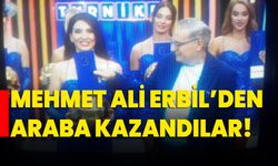 Mehmet Ali Erbil’den araba kazandılar!