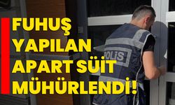 Kütahya'da fuhuş yapılan apart süit mühürlendi!