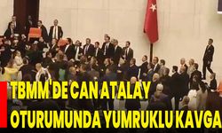 TBMM'de Can Atalay oturumunda yumruklu kavga