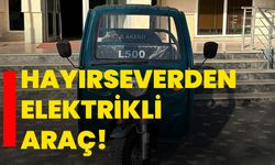 Hayırseverden elektrikli araç!