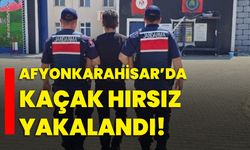 Afyonkarahisar’da kaçak hırsız yakalandı!