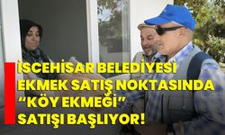 İscehisar Belediyesi ekmek satış noktasında “Köy Ekmeği” satışı başlıyor!