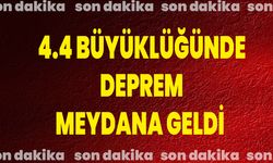 4.4 Büyüklüğünde Deprem Meydana Geldi