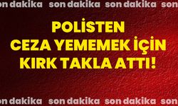 Polisten Ceza Yememek İçin Kırk Takla Attı! O Anlar Kamerada