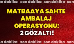 Matbaaya sahte ambalaj operasyonu: 2 Gözaltı!