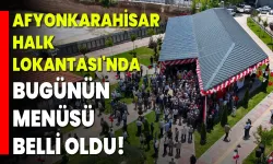 Halk lokantasında günü menüsü belli oldu!