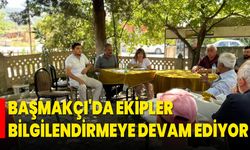 Başmakçı'da Ekipler Bilgilendirmeye Devam Ediyor