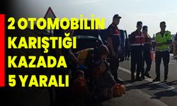 2 Otomobilin Karıştığı Kazada 5 Yaralı