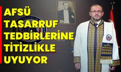 AFSÜ Personeli Tasarruf Tedbirleri Eğitimine Katıldı