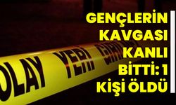 Gençlerin Kavgası Kanlı Bitti: 1 Kişi Öldü