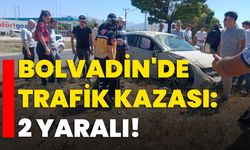 Bolvadin'de Trafik Kazası: 2 Yaralı!