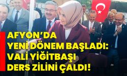 Afyon’da yeni dönem başladı: Vali öğrencilerin yanında!