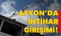 Afyon’da intihar girişimi!