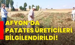 Afyon’da patates üreticileri bilgilendirildi!