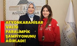 Afyonkarahisar Valisi, Paralimpik Şampiyonunu ağırladı!