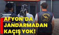 Afyon’da jandarmadan kaçış yok!