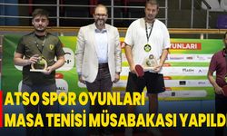 ATSO Spor Oyunları Masa Tenisi Müsabakası Yapıldı