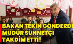 Bakan Tekin gönderdi Sünnetçi takdim etti!