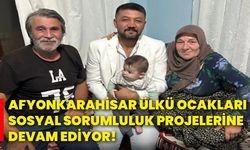 Afyonkarahisar Ülkü Ocakları sosyal sorumluluk projelerine devam ediyor!