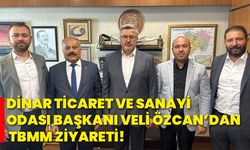 Dinar Ticaret Ve Sanayi Odası Başkanı Veli Özcan’dan TBMM ziyareti!