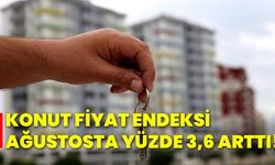 Konut Fiyat Endeksi ağustosta yüzde 3,6 arttı!