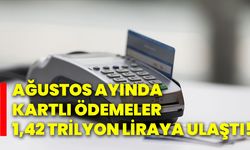 Ağustos ayında kartlı ödemeler 1,42 trilyon liraya ulaştı!