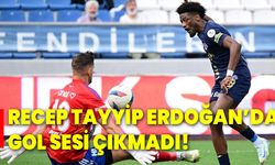 Recep Tayyip Erdoğan’da gol sesi çıkmadı!