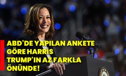 ABD'de yapılan ankete göre Harris, Trump'ın az farkla önünde!