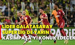 Lider Galatasaray, Süper Lig'de yarın Kasımpaşa'yı konuk edecek