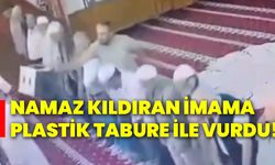 Namaz kıldıran imama plastik tabure ile vurdu!