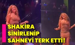 Shakira, sinirlenip sahneyi terk etti!