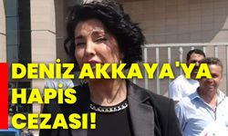 Deniz Akkaya'ya hapis cezası