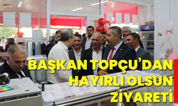 Başkan Topçu’dan hayırlı olsun ziyareti