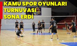 Kamu Spor Oyunları Turnuvası sona erdi