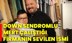 Down Sendromlu Mert çalıştığı firmanın sevilen ismi