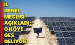 İl Genel Meclisi açıkladı: O köye ges geliyor!